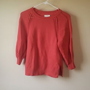 Orange Lucky Brand Orange Sweater size small